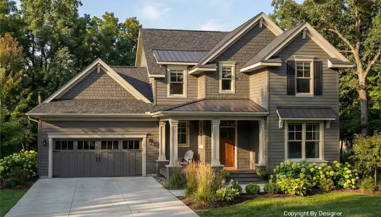 image of 2 story traditional house plan 11094