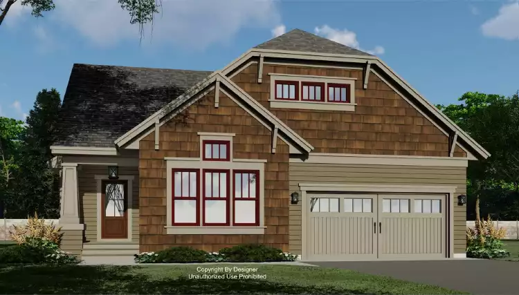 image of 2 story traditional house plan 11199