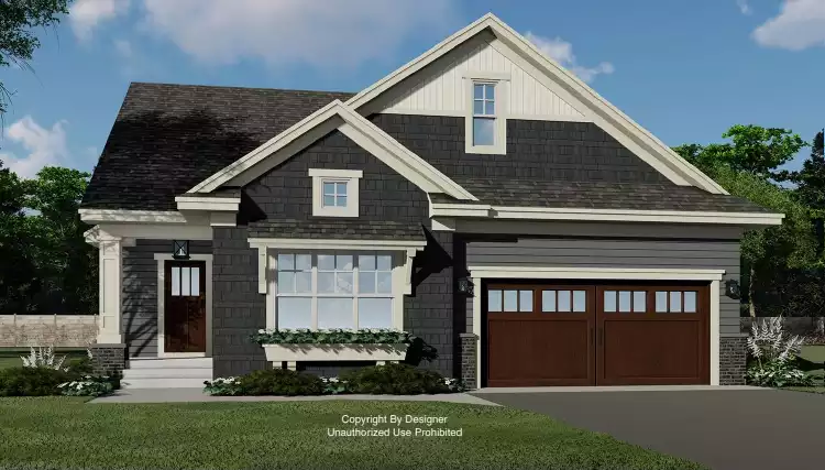 image of 2 story traditional house plan 11203