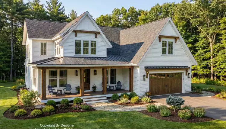 image of large craftsman house plan 11236