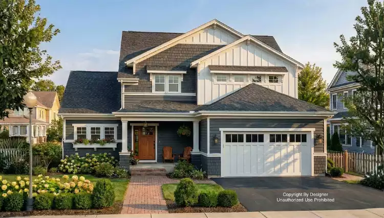 image of modern farmhouse plan 11641