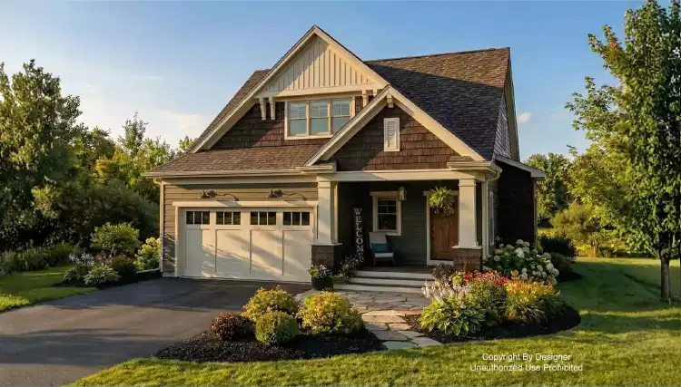 image of four bedroom house plan 12848