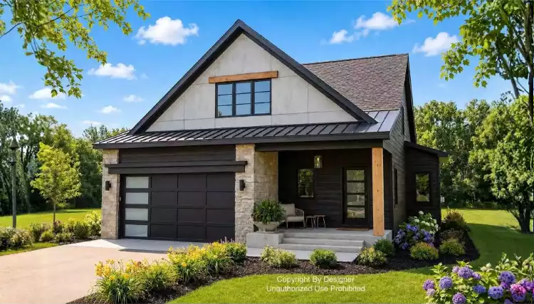 image of four bedroom house plan 12851