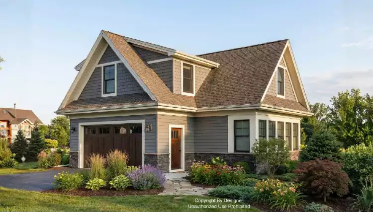 image of garage house plan 1993