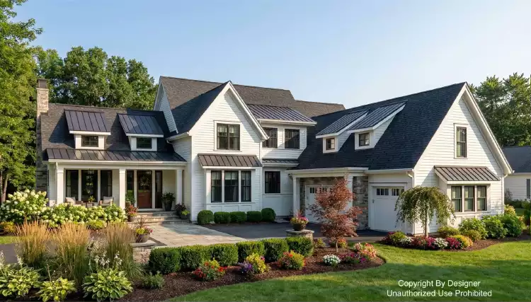 image of 2 story lake house plan 2004