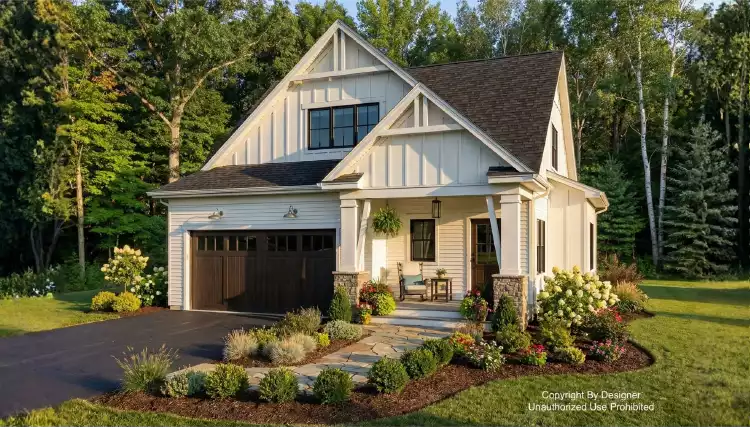 image of 2 story traditional house plan 9491