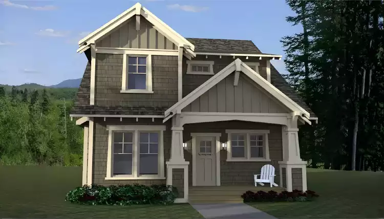 image of courtyard house plan 9733