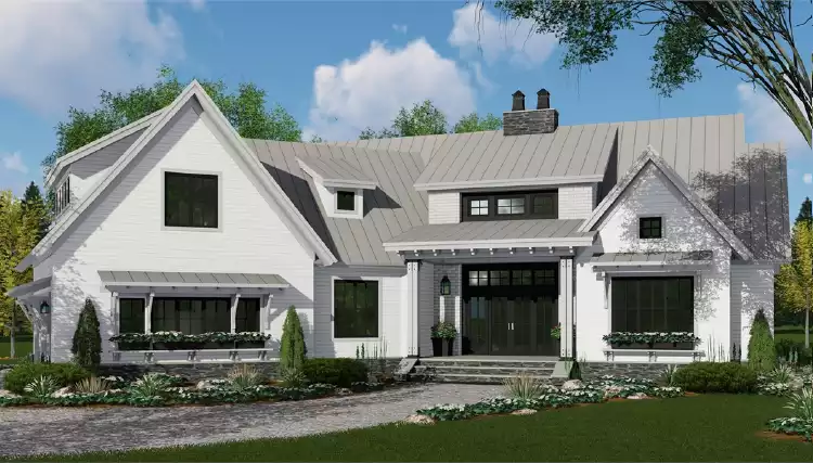 image of affordable ranch house plan 4303
