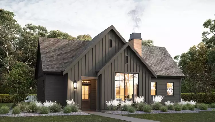 image of affordable craftsman house plan 1250