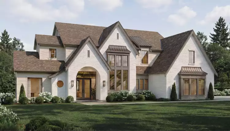 image of large french country house plan 12727