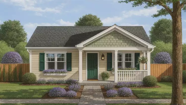 image of cape cod house plan 11350