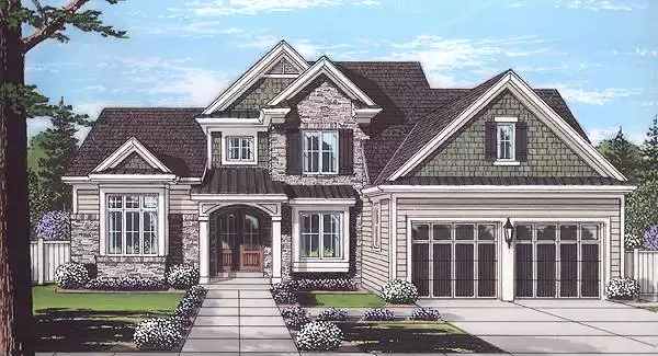 image of 1.5 story house plan 1962