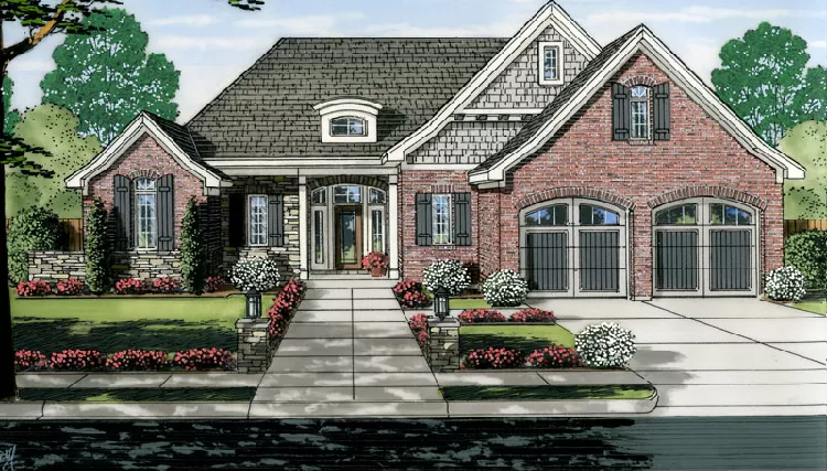 image of ranch house plan 9103