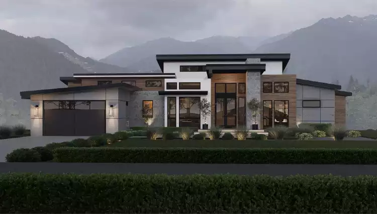 image of modern house plan 12466