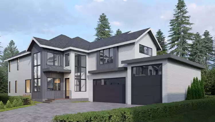 image of transitional house plan 5526