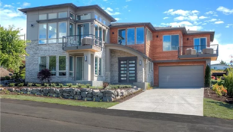 image of 2 story contemporary house plan 7891