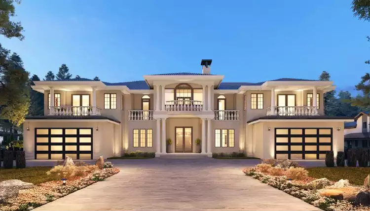 image of european house plan 9552