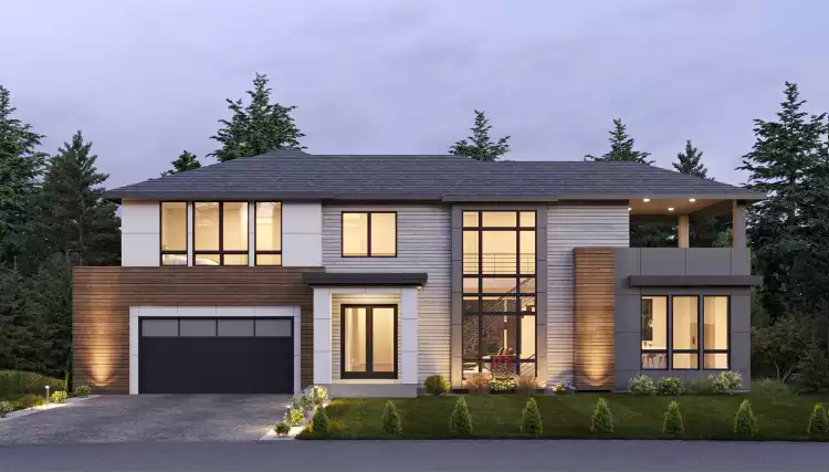 image of transitional house plan 9999