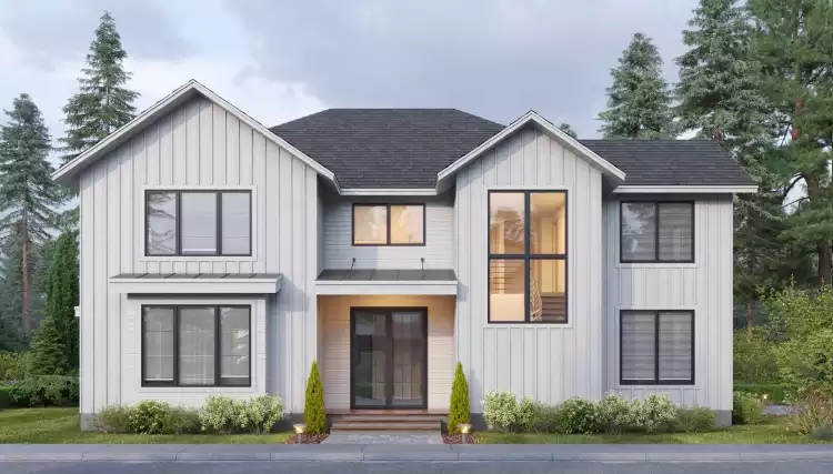 image of transitional house plan 2030