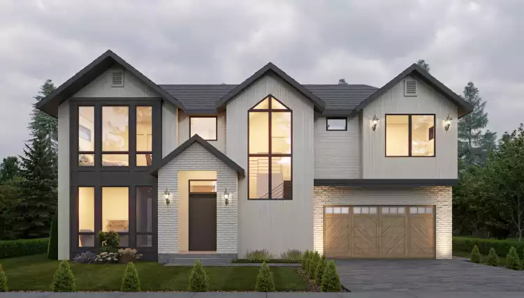 image of modern house plan 6764