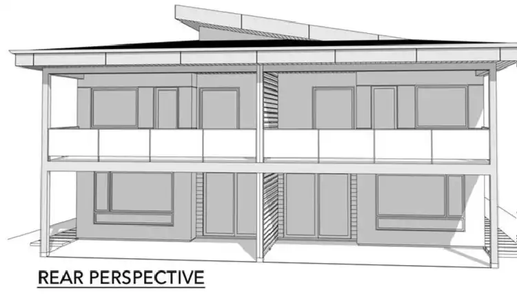 Exclusive Contemporary Style House Plan 4283: The Asym Duplex - 4283