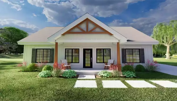image of affordable modern farmhouse plan 12552
