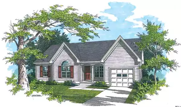 image of 1001 - 1500 square feet house plan 1014