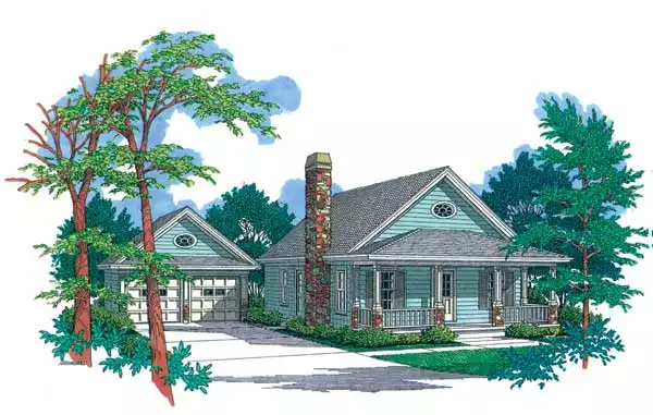 image of 1001 - 1500 square feet house plan 1020