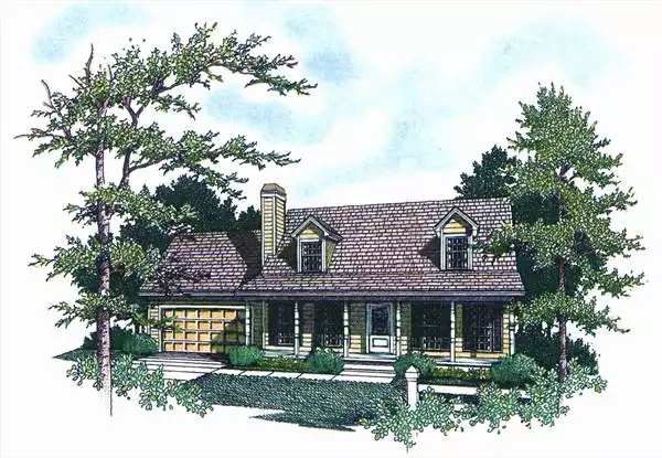 image of small cape cod house plan 2794