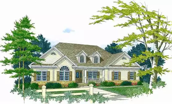 image of bonus room house plan 4375