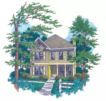 image of cottage house plan 7748