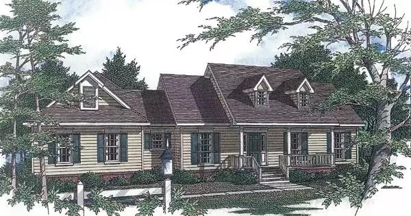 image of small farmhouse plan 5922