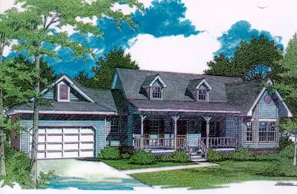 image of small farmhouse plan 5919
