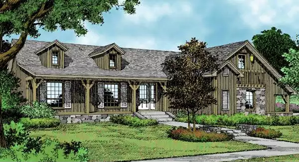 image of small farmhouse plan 3933