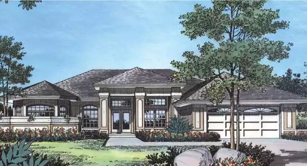 image of southwest house plan 4011