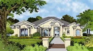 image of contemporary house plan 4067