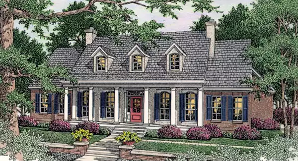 image of country house plan 4581