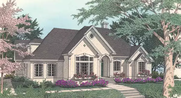 image of mediterranean house plan 4594