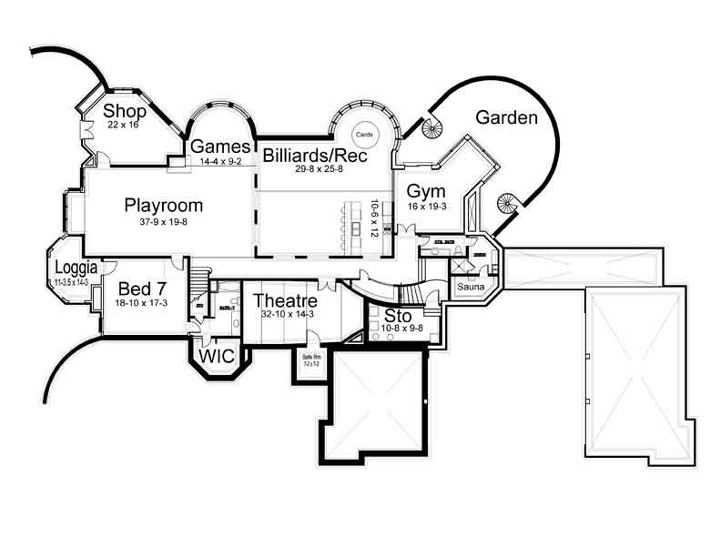 Chateaubriand 6040 6 Bedrooms And 8 Baths The House Designers