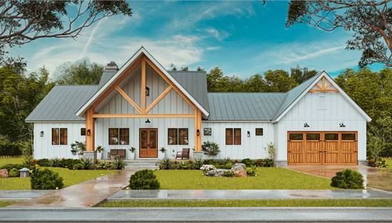 Charming Farmhouse with Attached Garage