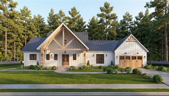 Astonishing Modern Farmhouse with Attached Garage