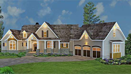 image of canadian house plan 4445