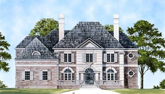 Striking Front Featuring Symmetry and Style