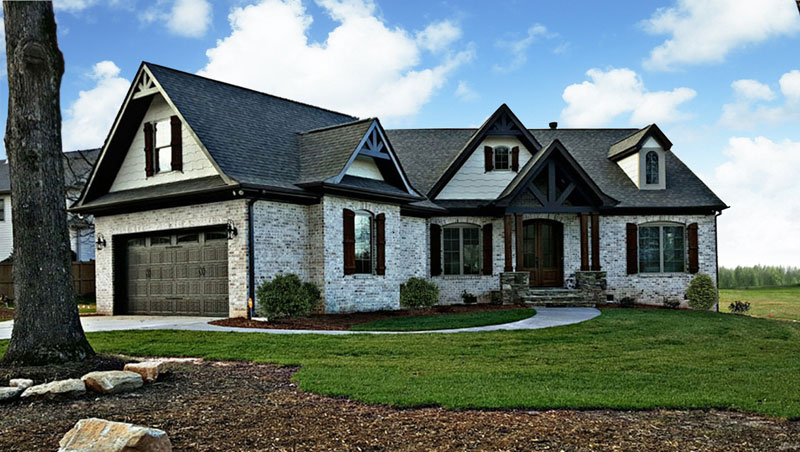 luxury ranch house  plan 