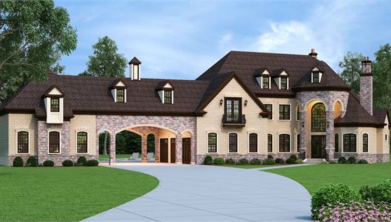 image of traditional house plan 9650