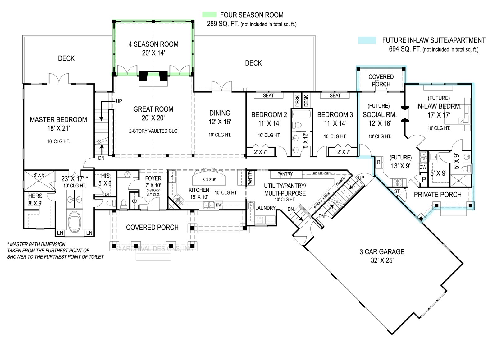 Pepperwood 9020 3 Bedrooms and 2 Baths The House  Designers