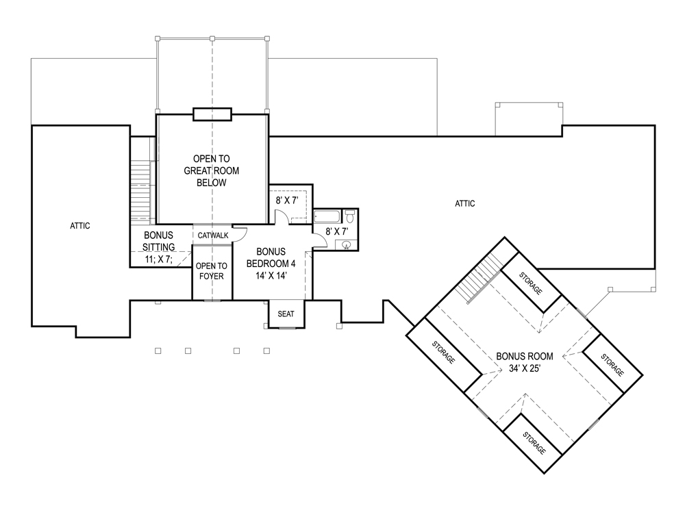 Pepperwood 9020 3 Bedrooms and 2 Baths The House Designers