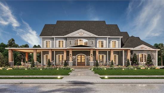 Grand Country Home with Large Front Porch