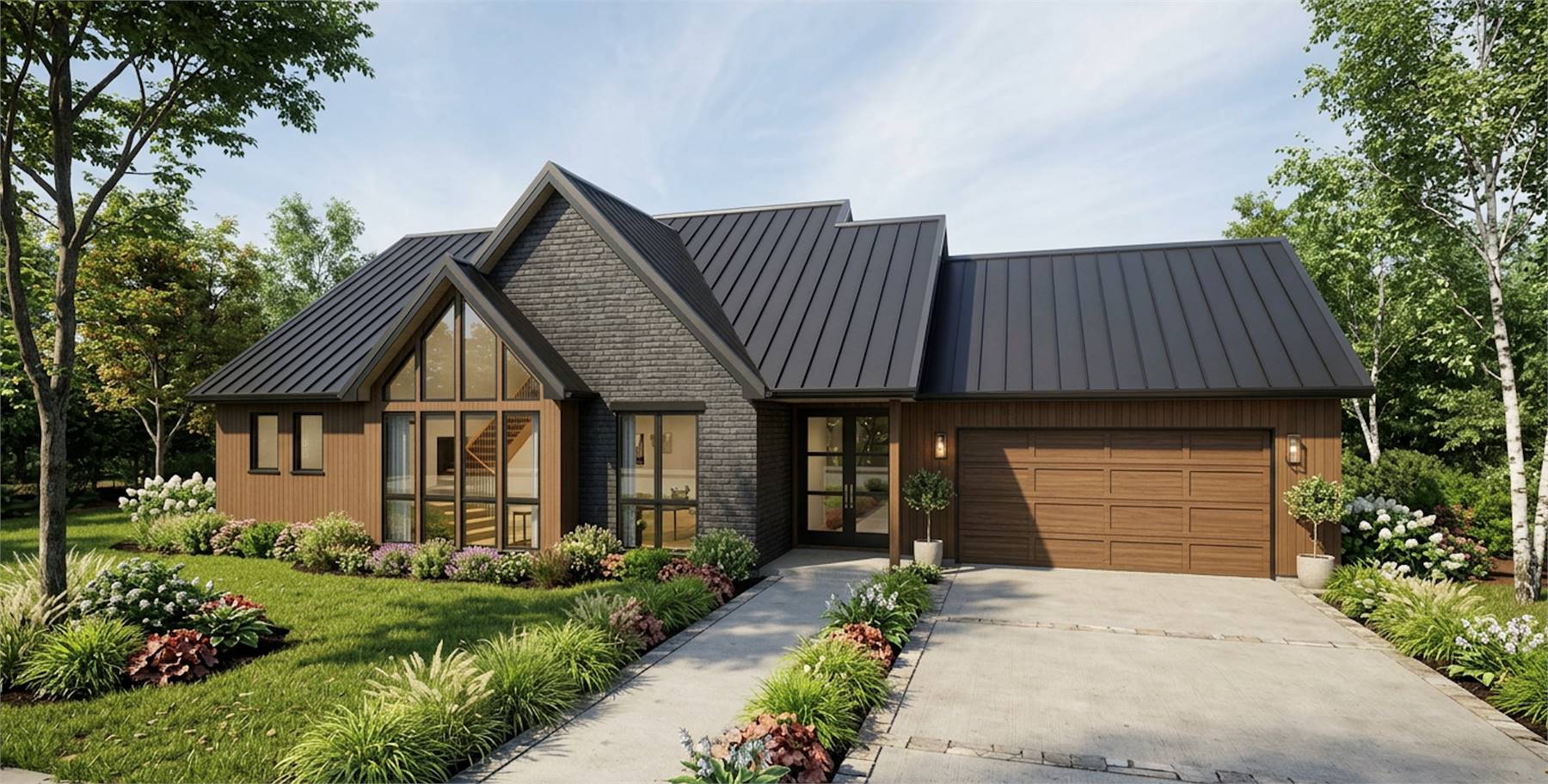 Stunning Transitional with Attached Garage