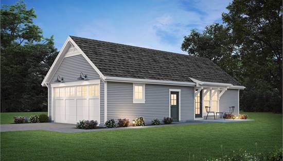 Two Car Garage with Accessory Dwelling Unit (ADU)